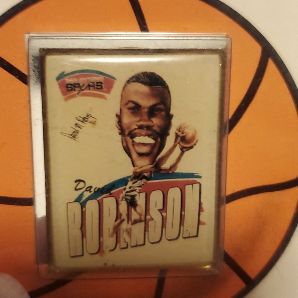 Rare Collectible Never Opened Box!! David Robinson Star Pin Collection 1991-1992